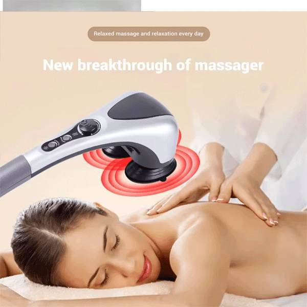 Double Heads Heating Massager