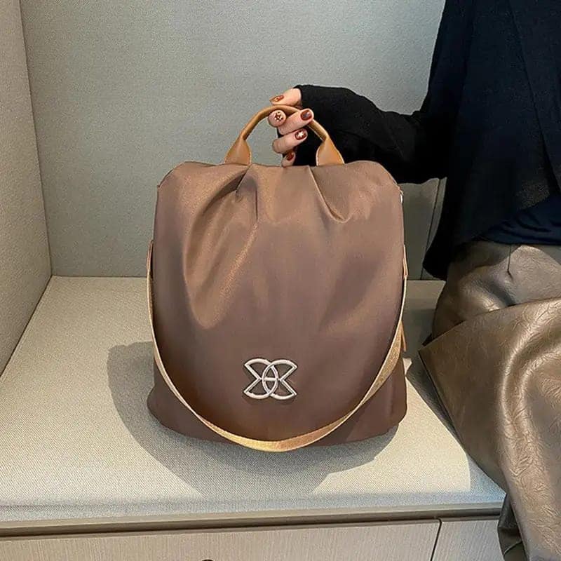 (Brown colour)Women Large Capacity Outdoor Tote Bag